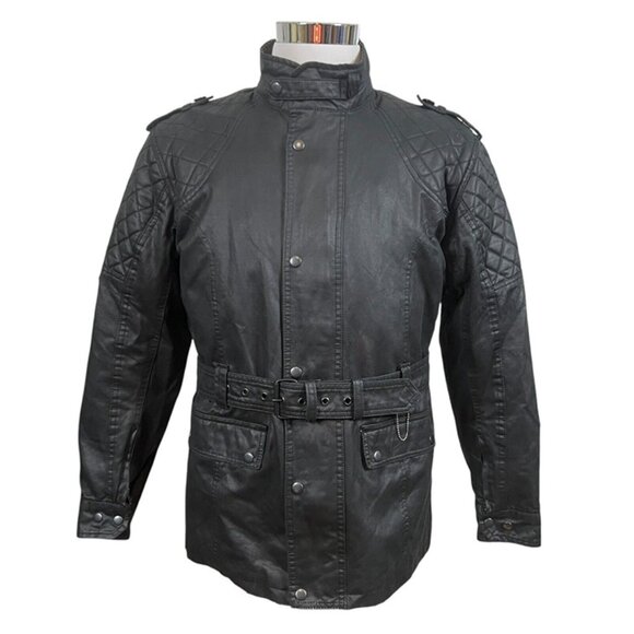 Oxford Legend Wax Cotton Motorcycle Protection Jacket Sz S Small Padded Biker - Picture 2 of 13